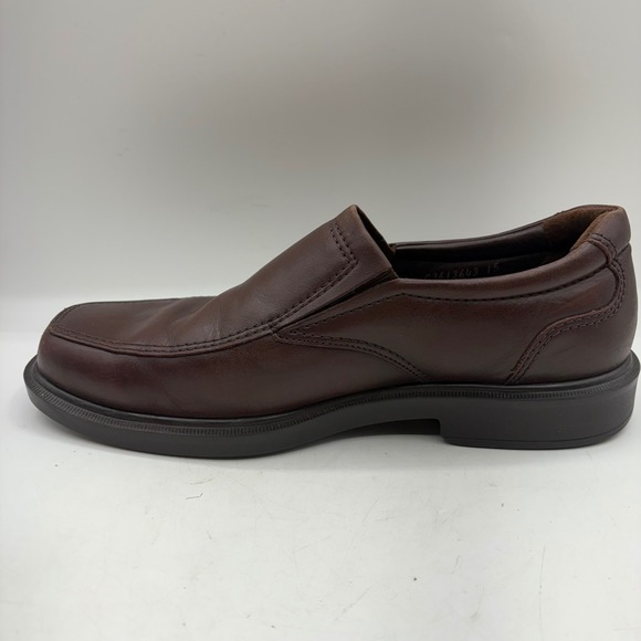 SAS Diplomat Mens Brown Leather Slip On Loafer Dress Shoes Size 10.5M - Picture 6 of 13